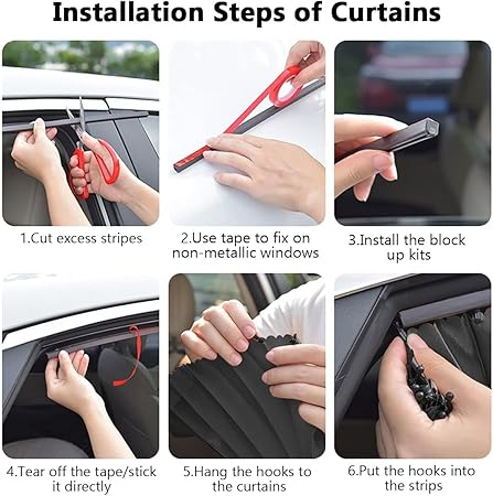Magnetic Car Window Curtain – Smart Sun Protection for Your Vehicle!