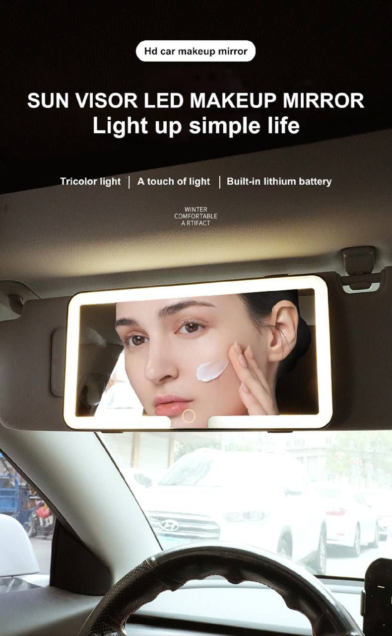 Car Vanity Mirror with Light