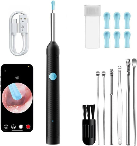 Ear wax remover tool with camera